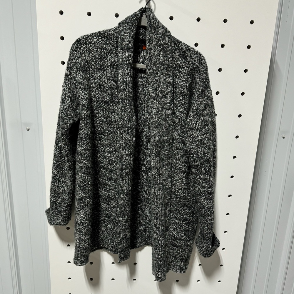 Joe Fresh Black and White Knit Cardigan Size M